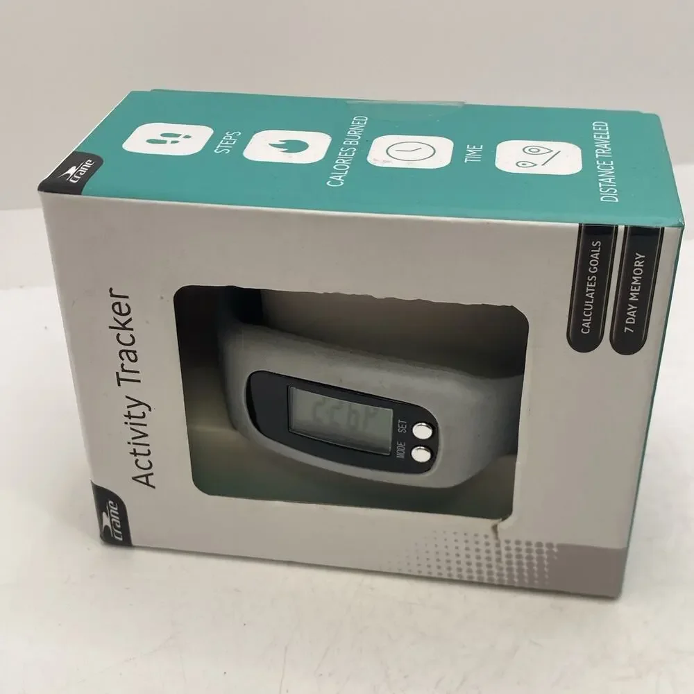 Crane Activity Tracker Sports Watch Works New Battery